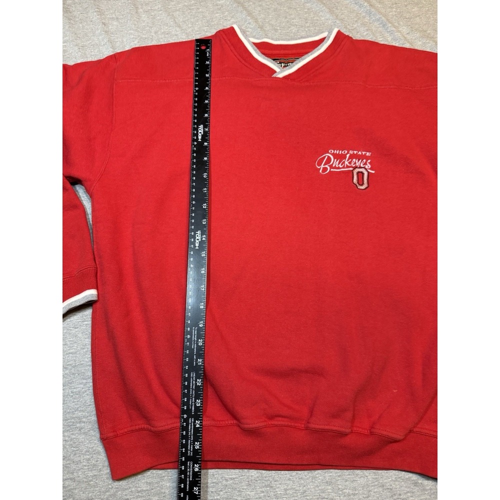 Sport One Ohio State Buckeyes Red Sweatshirt, Large - Picture 8 of 15